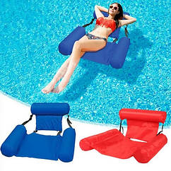 Сидіння для плавання Swimming pool float chair  ⁇  Надувне пляжне крісло