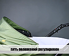 Дитяча коляска 2 в 1 Expander VIVA V-26883 (1) колір Plum, водовідштовхувальна тканина + еко-шкіра, фото 7