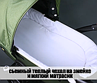 Дитяча коляска 2 в 1 Expander VIVA V-26883 (1) колір Plum, водовідштовхувальна тканина + еко-шкіра, фото 8