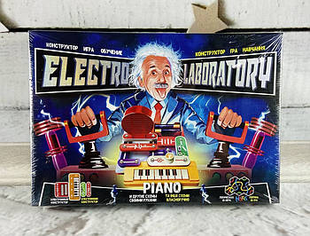 Електронний конструктор для дітей збирається піаніно на батарейках з інструкцією ДАНКО ТОЙС Україна Elab-01-02