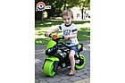 Яскравий Зелений Мотоцикл-беговел для хлопчиків і дівчаток від 2 років Зі світловими і звуковими ефектами ТЕХНОК, фото 2