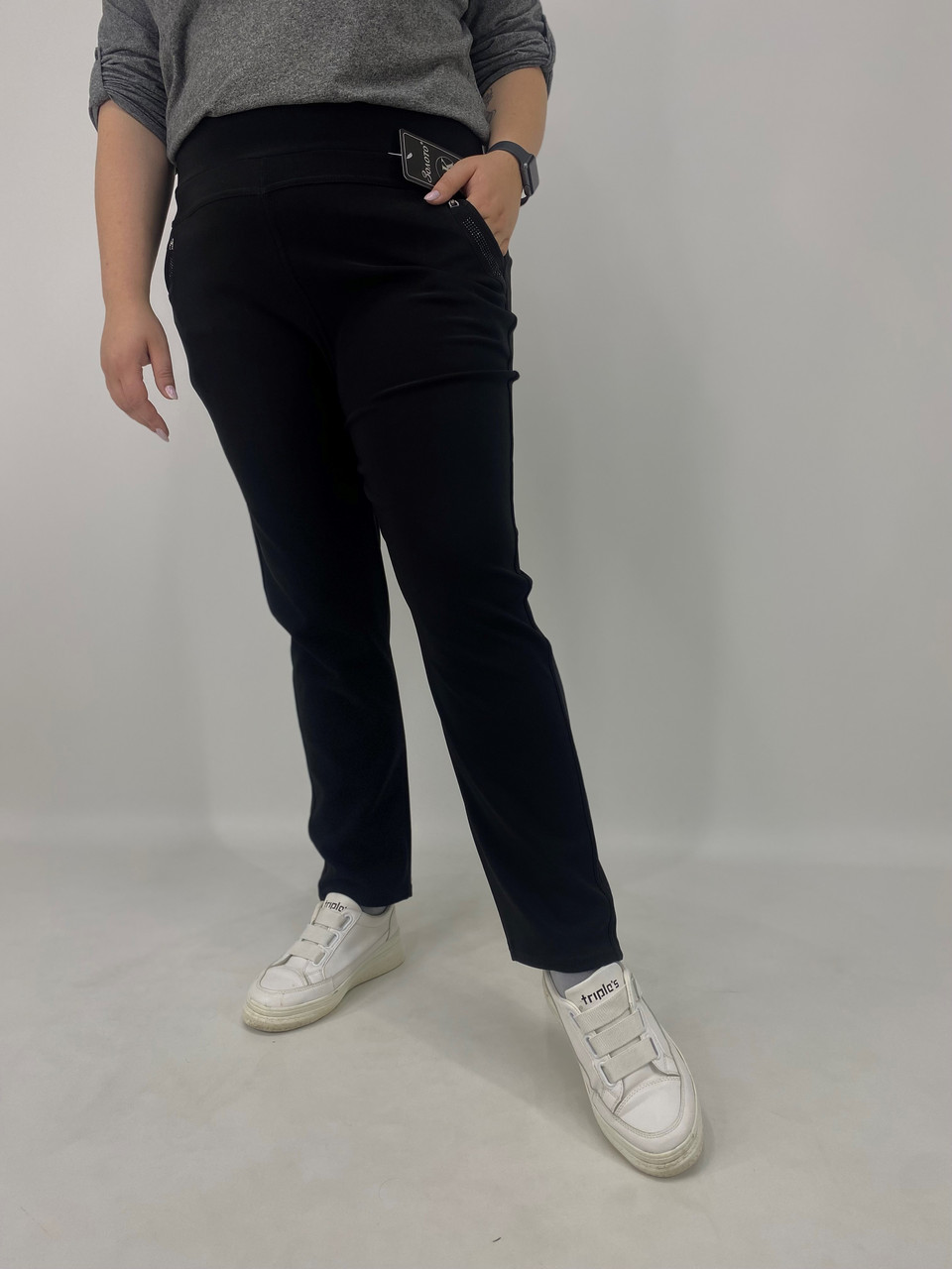 ЖІНОЧІ ШТАНИ СУПЕР БАТАЛИ ЗОЛОТО 10XL,11XL,12XL ЧЕРНЫЙ