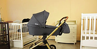 Коляска универсальная 2 в 1 Для новорожденных Съемные колеса Дождевик CARRELLO Epica CRL-8510 Iron Grey!