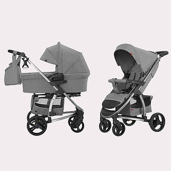 Коляска універсальна CARRELLO Vista CRL-6501/1 (2in1) Shark Grey / 1 /!