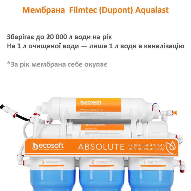 Купить Обратный осмос Ecosoft Absolute New 675М с