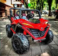 Дитячий електромобіль Баггі джип 4x4 Bambi M 4570 EBLR-4 червоний