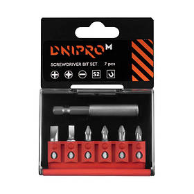 Набір насадок (біт) Dnipro-M S2 (7 шт.)