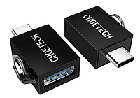 Адаптер CHOETECH Type-C to USB 3.0 OTG Black (CTK-OTG-BK)