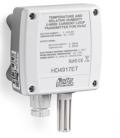 DELTA OHM HD-4917T01 Трансмітер вологості та температури, фото 2