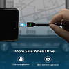Кабель зарядний магнітний Micro USB Fonken 2.4 A в прогумованій оболонці 2 м White (G17), фото 5