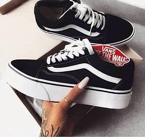 Кеди жіночі чорні Vans Old Skool (08980)