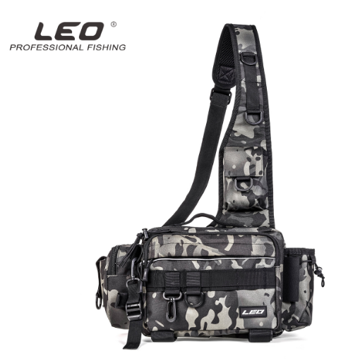 Рибальська сумка Поясна Сумка спиннингіста, Сумка для рибальських снастей Leo, фото 1