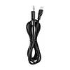 Кабель зарядный FONKEN USB Type A - Type-C 2.4A Nylon Cables Quick Charging Data Cord 1 м Black (V59), фото 2