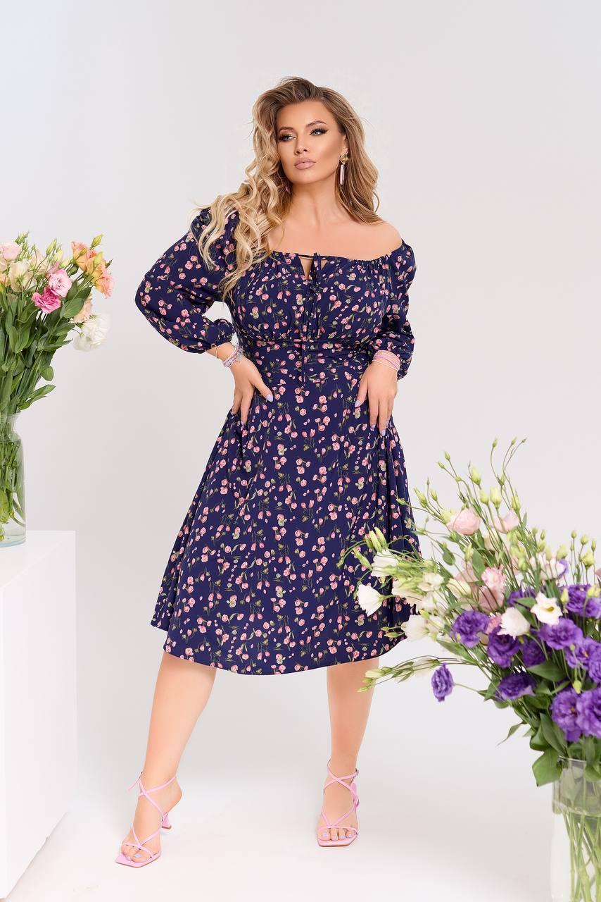 Женское Летнее Платье Батал Новинка 2022 — Купить Недорого на Bigl.ua ...