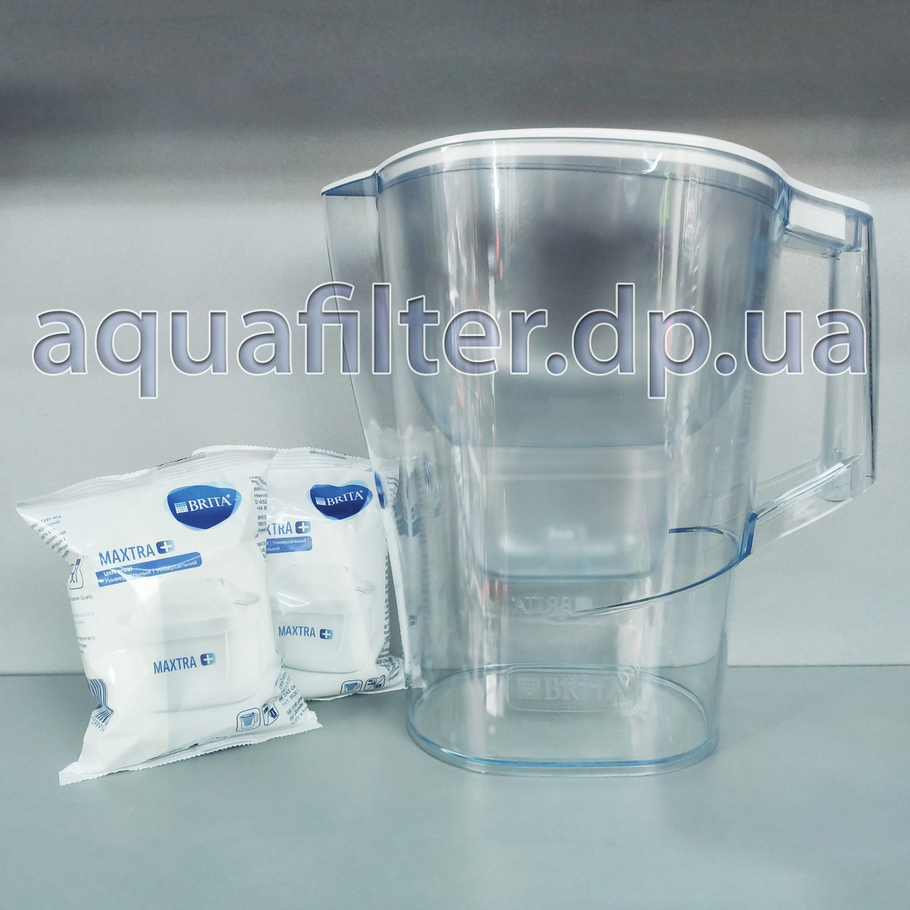 Фільтр-глечик для води Brita Aluna XL (2 картриджі) Білий