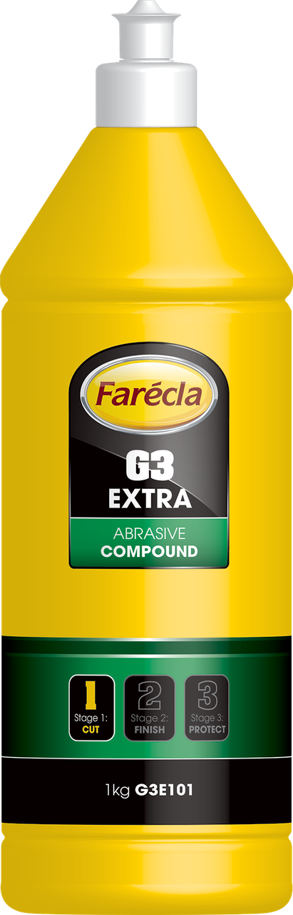 Високообразивна поліроль G3 Extra Abrasive Compound, 1 кг - Farecla (Велика Британія)