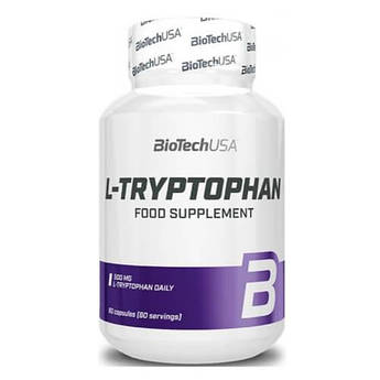 Триптофан, Biotech USA L-Tryptophan 60 капсул