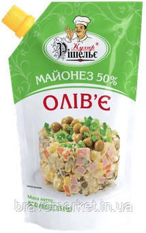 Майонез 50% "Олів'є" 500г ТМ Кухар Рішельє, фото 1