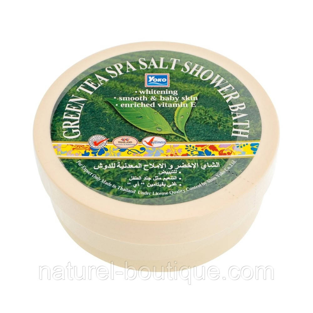 Скраб-соль для душу Yoko Green Tea Spa Salt Shower Bath, фото 1