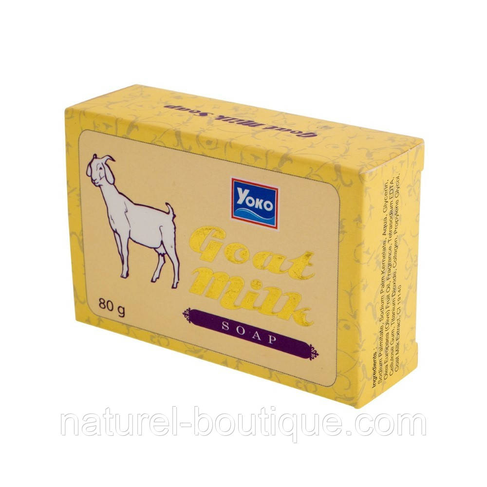 Мило косметичне Yoko Goat Milk Soap з протеїнами козячого молока