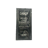 Шампунь для волос и бороды Niamh Hairconcept Dandy Beard Hair Shampoo саше