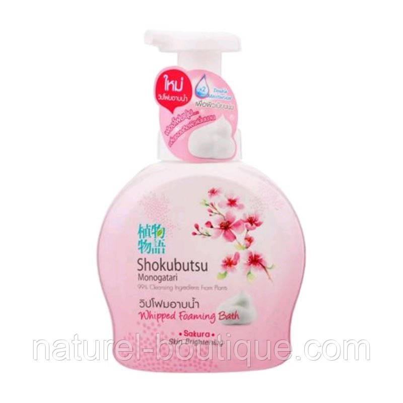 Гель-піна для душу Lion Shokubutsu Monogatari Sakura 450 мл, фото 1