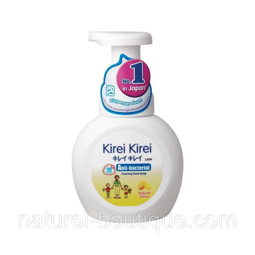 Антибактеріальне мило-піна для рук Lion Kirei Kirei Original Natural Citrus 250 мл
