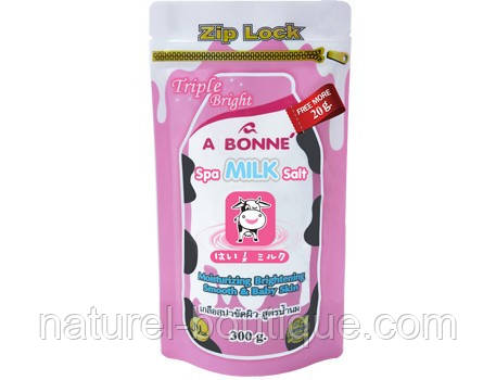 Скраб-соль для тіла A BONNE SPA Milk Salt з молочними протеїнами 320г