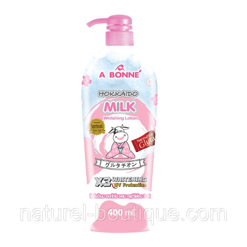 Лосьйон для тіла A BONNE Hokkaido Milk Whitening Lotion 400 мл