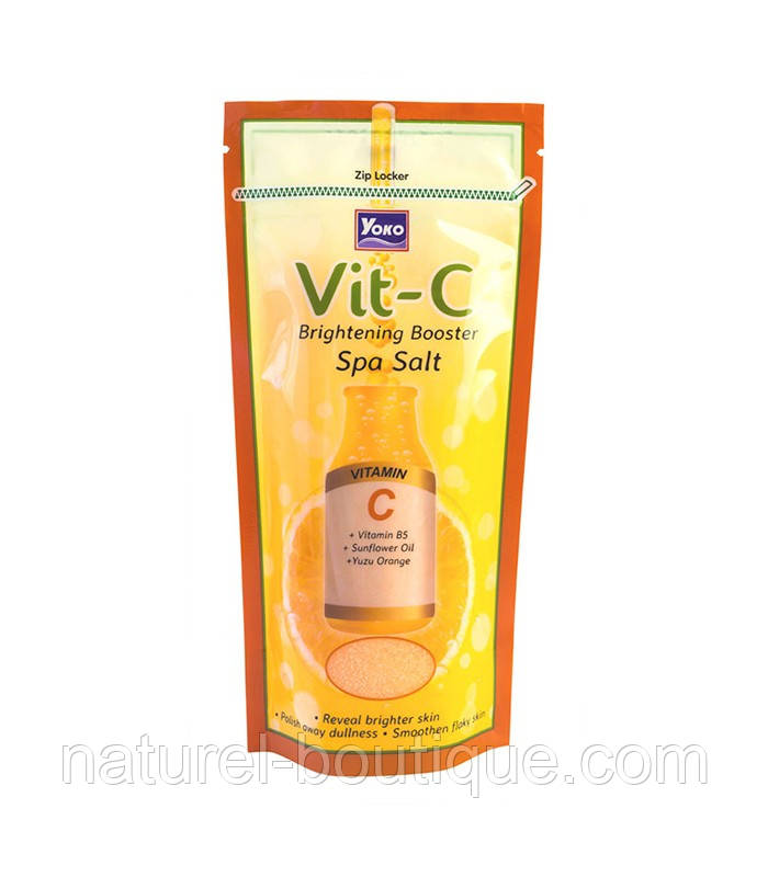 Скраб-соль для тіла Yoko Vit-C Brightening Booster Spa Salt