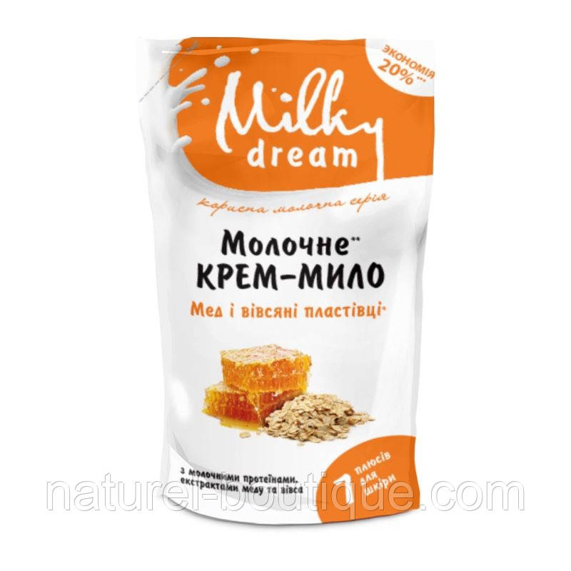 Рідке мило Milky Dream Мед і вівсяні пластівці 1000 мл