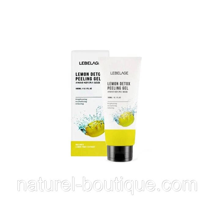 Гель-пілінг для обличчя Lebelage Lemon Detox Peeling Gel, фото 1