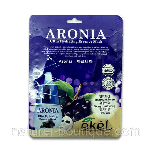 Тканинна маска Ekel Aronia з екстрактом аронії