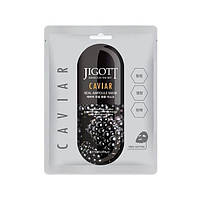 Маска тканевая для лица Jigott Caviar Real Ampoule Mask с экстрактом икры