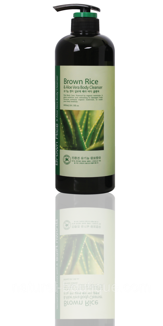 Очисний засіб для тіла Hyssop Organic Brown Rice Aloe Vera