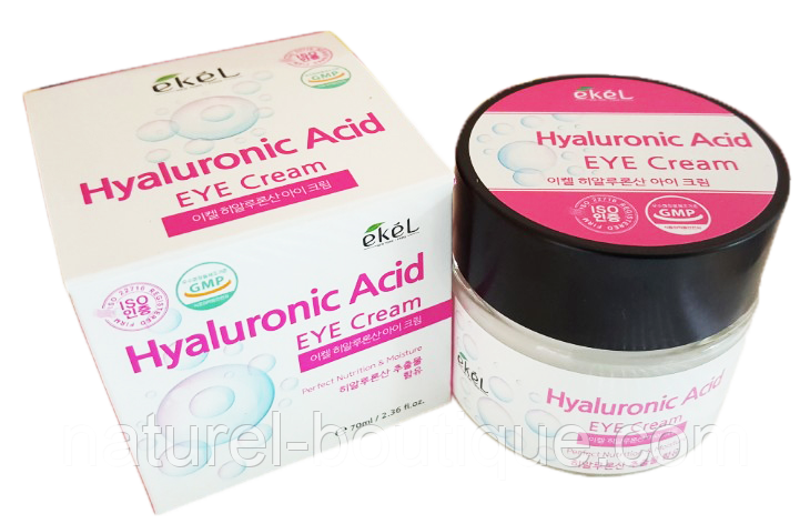 Крем для очей Ekel HYALURONIC ACID EYE CREAM з гіалуроновою кислотою 70 мл, фото 1