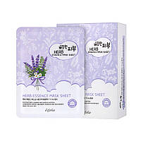 Маска тканинна для обличчя Esfolio Pure Skin Essence Herb Mask Sheet з травами