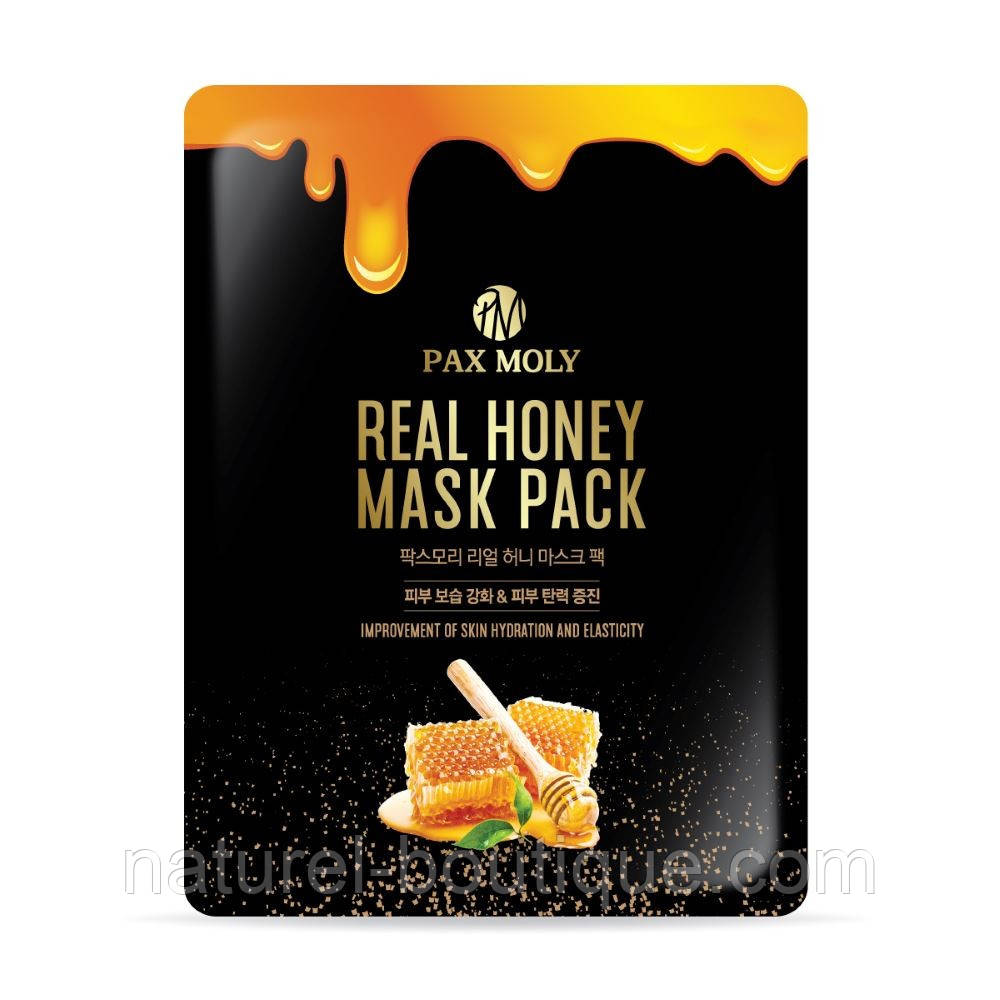 Маска тканинна Pax Moly Real Honey з екстрактом меду, фото 1