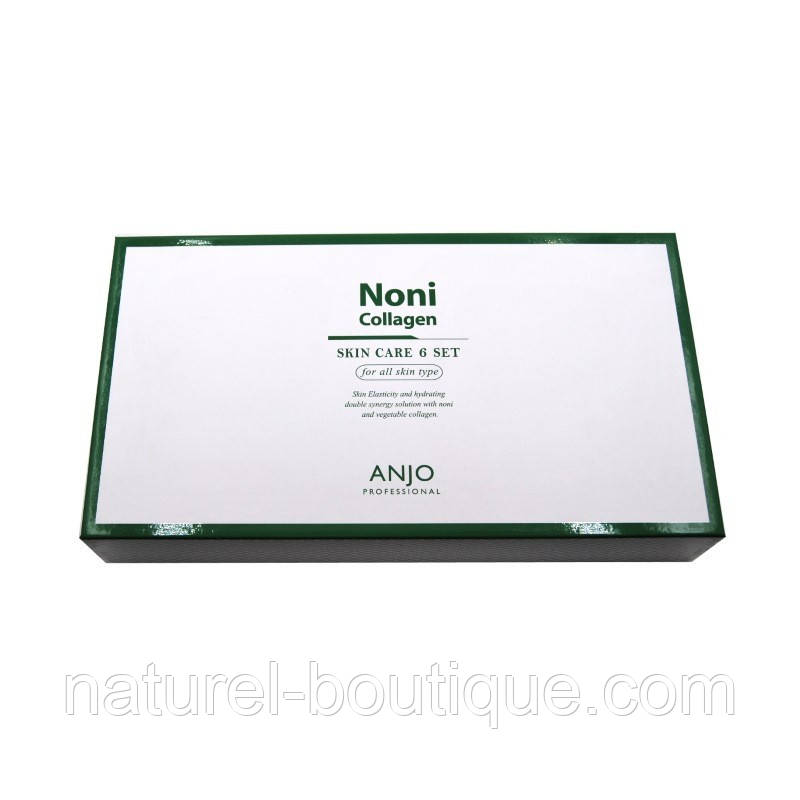 Косметичний набір Anjo Professional NONI Collagen Skin для догляду за шкірою обличчя з екстрактом ноні та, фото 1
