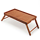 Столик для сніданку "Бревін" розкладний з натурального дерева, фото 4