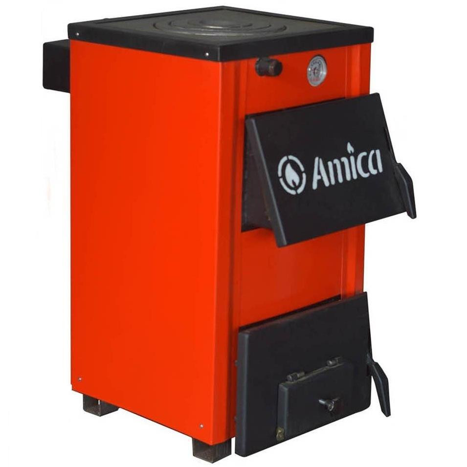 Отопительный котел на твердом топливе Amica Optima (Амика Оптима) 18P ...