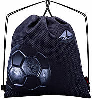 Рюкзак сумка для змінного взуття на шнурках шкільний хлопчику в 1 клас М'яч Футбол Winner One Skyname M-182