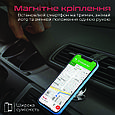 Магнітний автотримач для телефону Promate Magnetto-3 Black (magnetto-3.black), фото 2