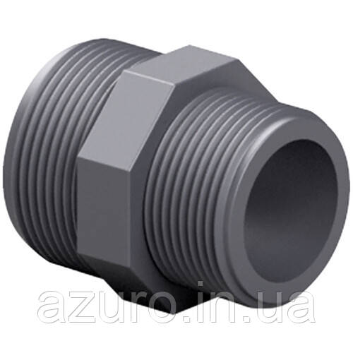 Ніпель ПВХ Effast RERNRE020A перехідний, із зовнішньою різьбою, d3/8"х1/2"