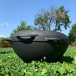 Казан чавунний 8 л азіатський Із кришкою-сковородою "Сітон" (Кза8чс)