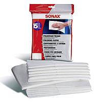 Экстрамягкие салфетки для финишной полировки кузова SONAX Polishing Cloths 15 шт (422200)