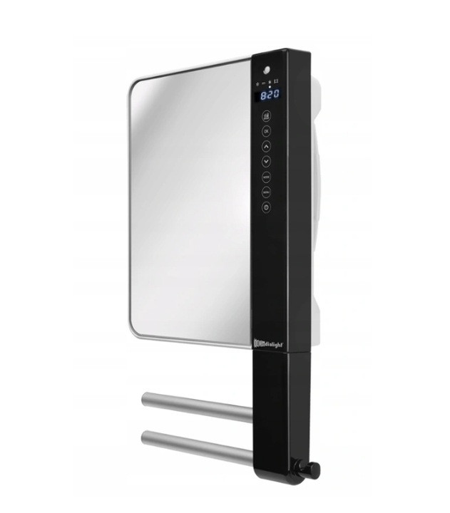 Електрична сушарка для рушників із дзеркалом AURORA WINDY VISIO 1800 Вт 32 х 58 мм