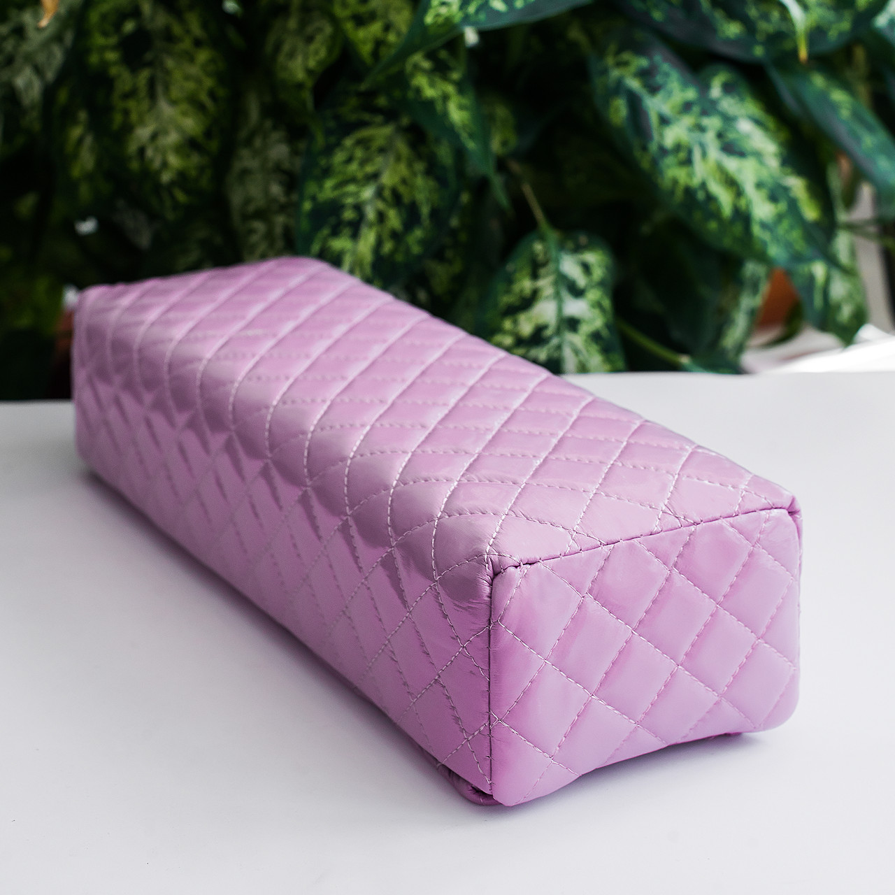 Підлокітник для манікюра, квадрат (світло-сиренєвий)