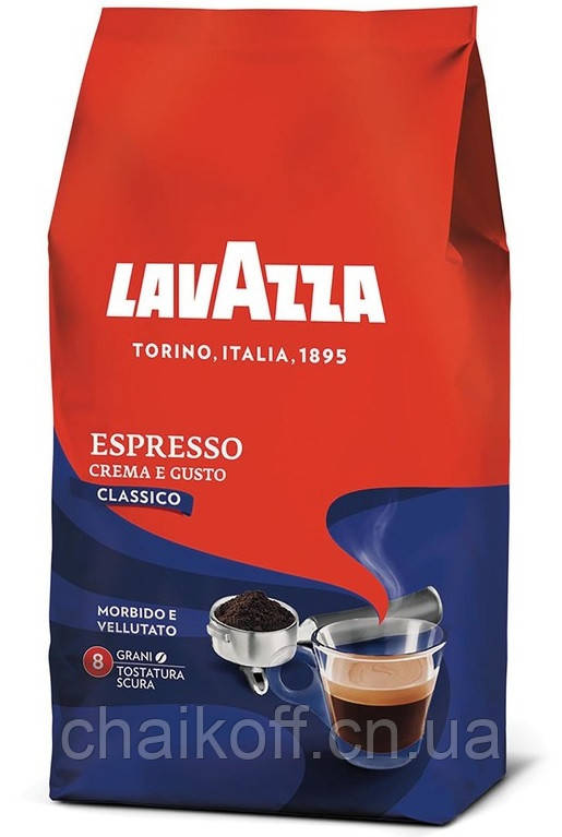 Кофе в зернах Lavazza Espresso Crema e Gusto 1000 г (Италия) - фото 2 - id-p363682065