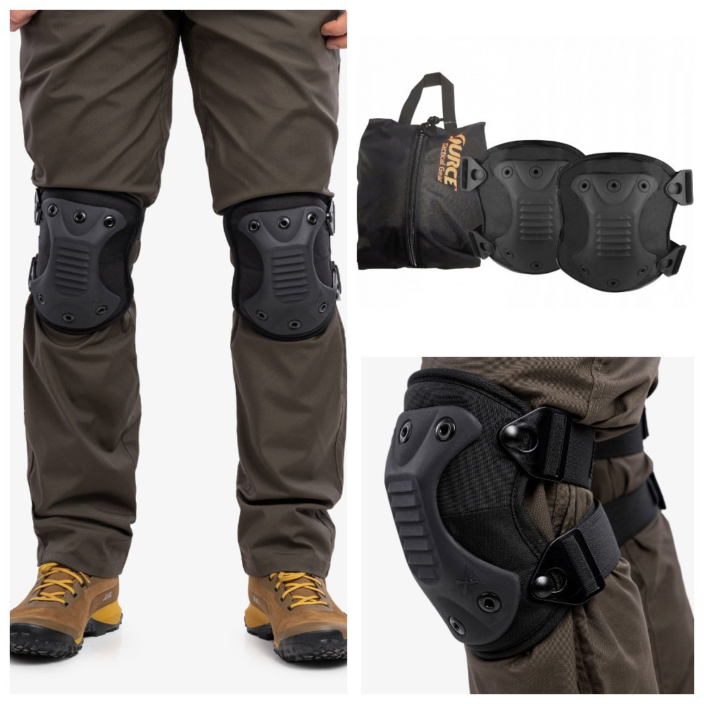 Наколенники тактические Source Shock Absorbing Knee Pads One Size Black